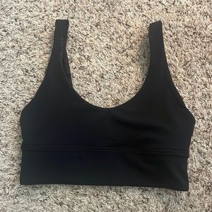 Lululemon Align Sports Bra, Black/ Heritage 365 Camo Deep Coal Multi